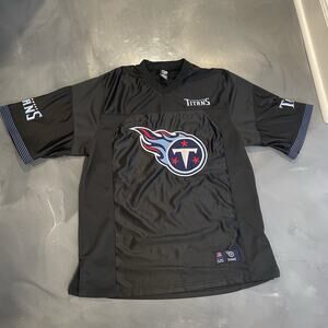 Tennessee Titans NFL Apparel Black Jersey Men’s Size M Large Logo No Number‎